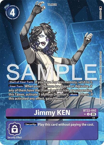 Image for Jimmy KEN (Alternate Art) - Digimon Card Game