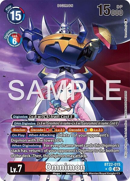 Image for Omnimon (Alternate Art) - Digimon Card Game