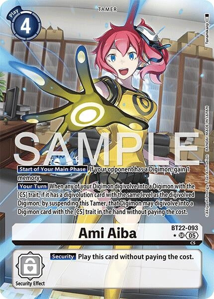 Image for Ami Aiba (Alternate Art) - Digimon Card Game