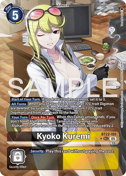 Image for Kyoko Kuremi (Alternate Art) - Digimon Card Game