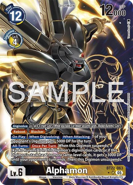 Image for Alphamon (Alternate Art) - Digimon Card Game