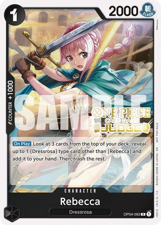 Image for Rebecca (Judge Pack Vol. 6) - One Piece Card Game