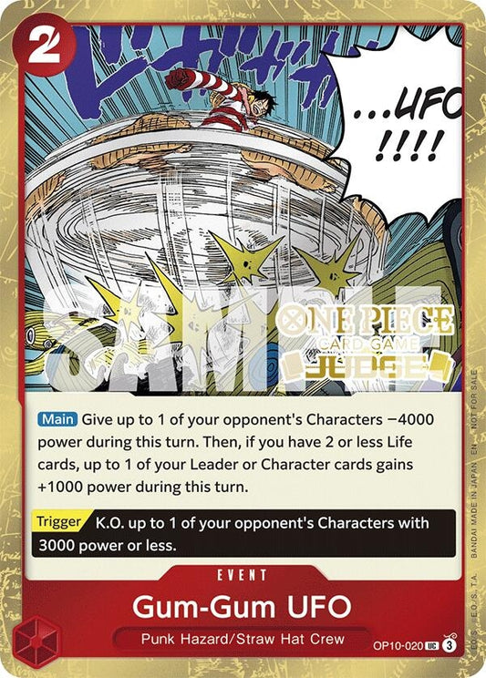 Image for Gum-Gum UFO (Judge Pack Vol. 6) - One Piece Card Game