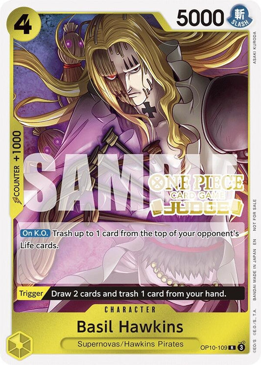 Image for Basil Hawkins (Judge Pack Vol. 6) - One Piece Card Game