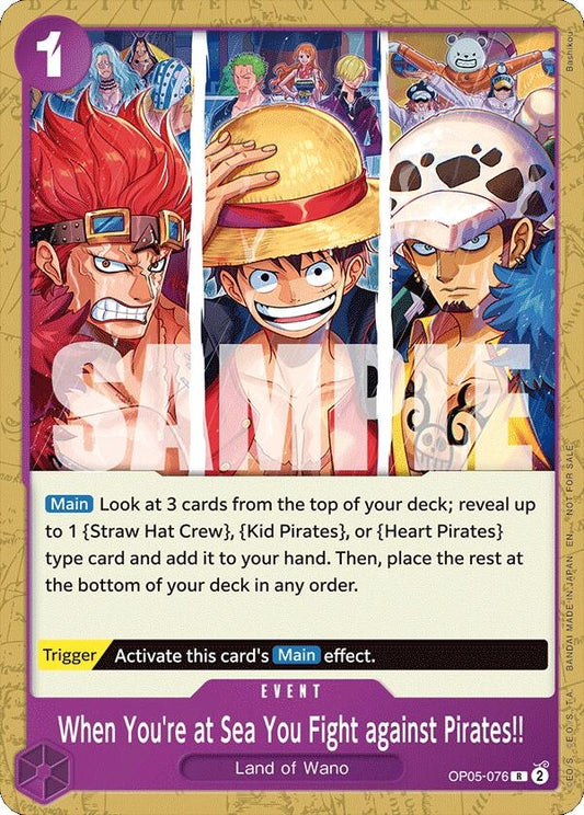 Image for When You're at Sea You Fight against Pirates!! (2025 Pirates League Store Qualifier) - One Piece Card Game