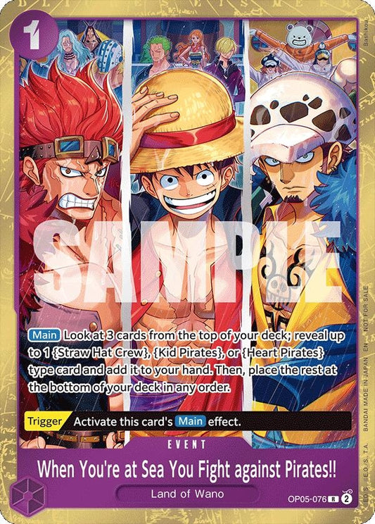 Image for When You're at Sea You Fight against Pirates!! (2025 Pirates League Store Qualifier Winner) - One Piece Card Game