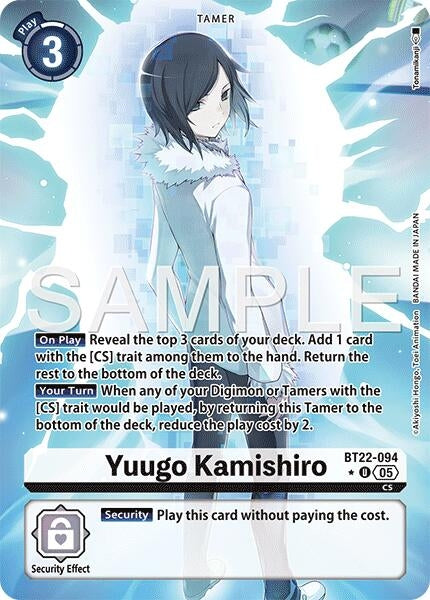 Image for Yuugo Kamishiro (Alternate Art) - Digimon Card Game
