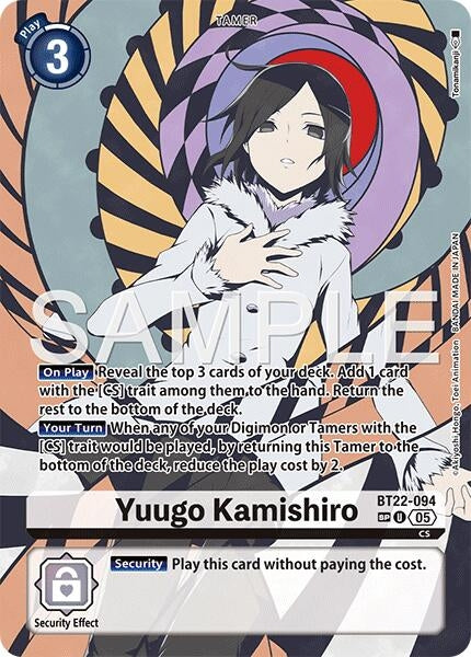 Image for Yuugo Kamishiro (SP) - Digimon Card Game