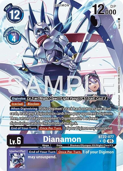 Image for Dianamon (Alternate Art) - Digimon Card Game