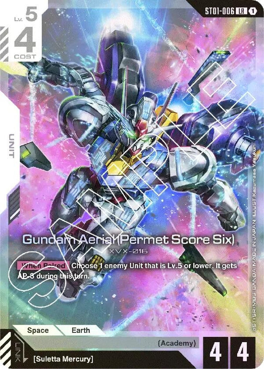 Image for Gundam Aerial (Permet Score Six) - Gundam Card Game