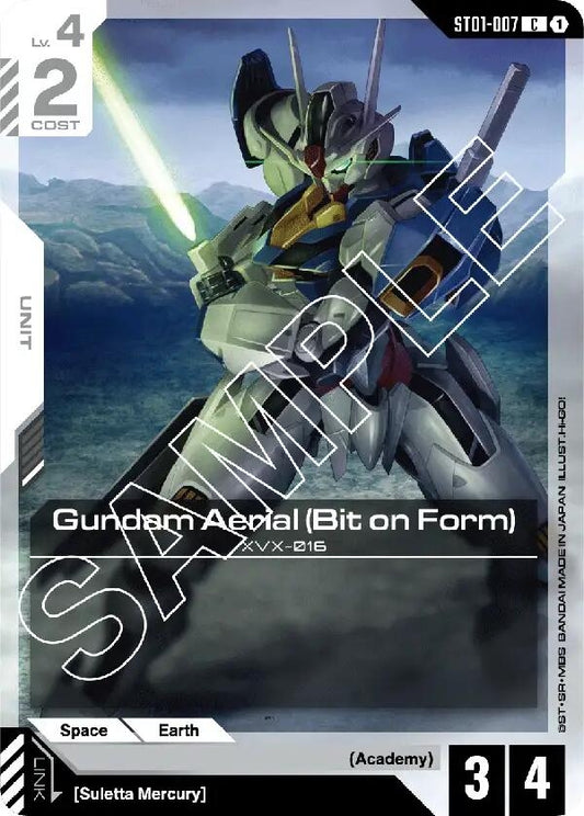 Image for Gundam Aerial (Bit on Form) - Gundam Card Game