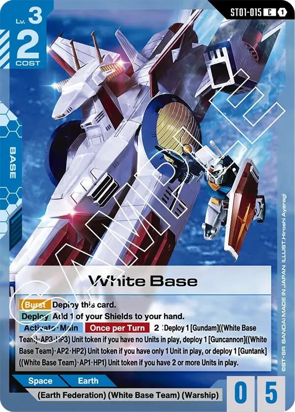 Image for White Base - Gundam Card Game