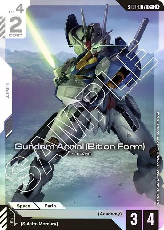 Image for Gundam Aerial (Bit on Form) (C+) - Gundam Card Game