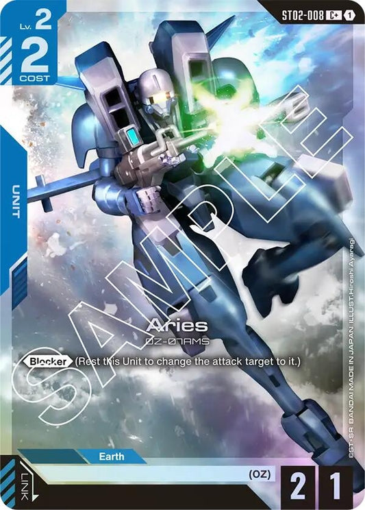 Image for Aries (C+) - Gundam Card Game