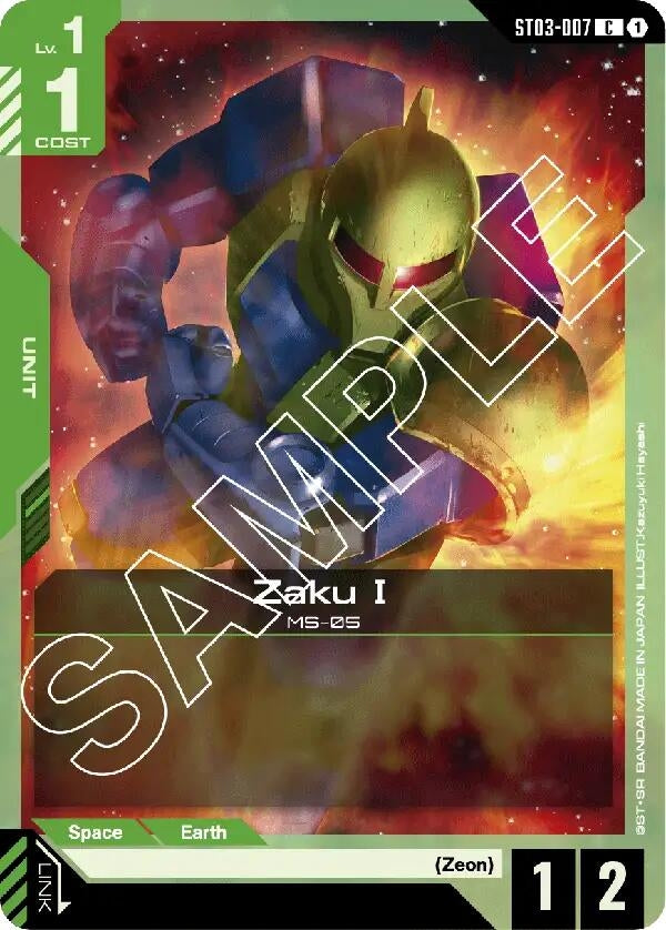Image for Zaku I - Gundam Card Game