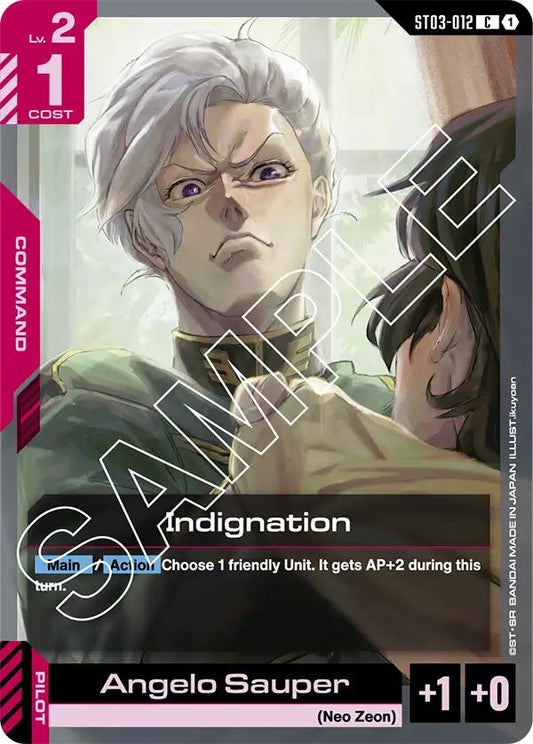 Image for Indignation - Gundam Card Game