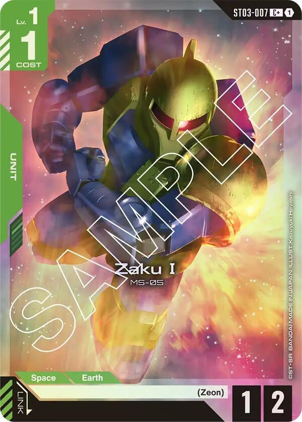 Image for Zaku I (C+) - Gundam Card Game