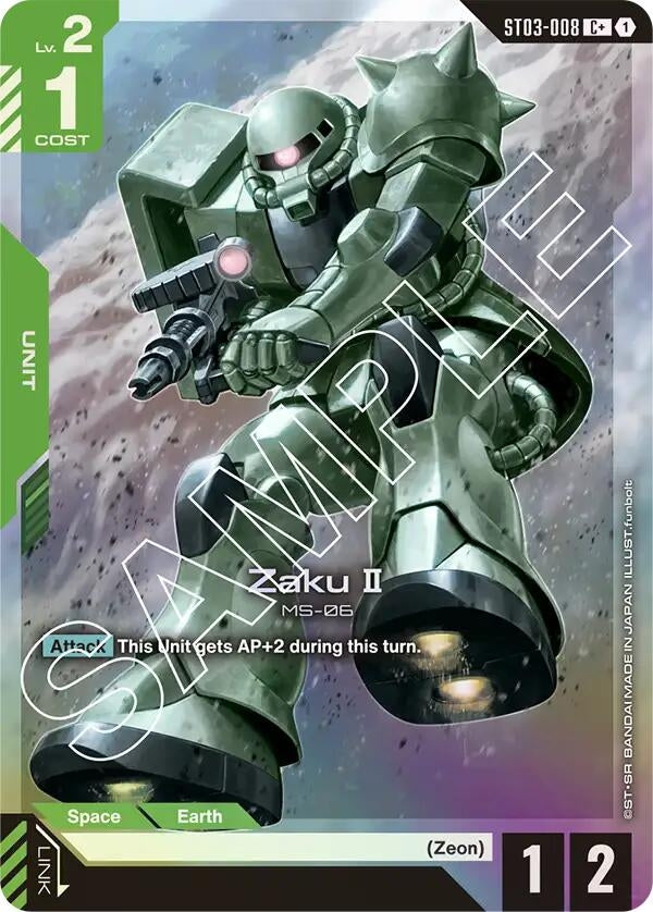 Image for Zaku II (C+) - Gundam Card Game