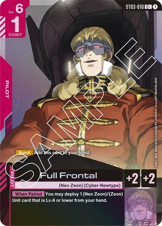 Image for Full Frontal (C+) - Gundam Card Game