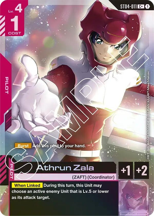 Image for Athrun Zala (C+) - Gundam Card Game
