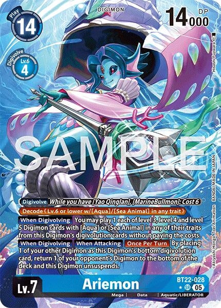 Image for Ariemon (Alternate Art) - Digimon Card Game