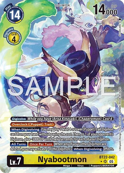 Image for Nyabootmon (Alternate Art) - Digimon Card Game