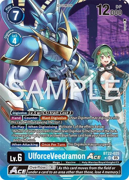Image for UlforceVeedramon ACE (Alternate Art) - Digimon Card Game
