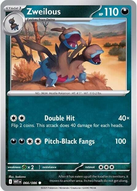 Image for Zweilous - Pokemon