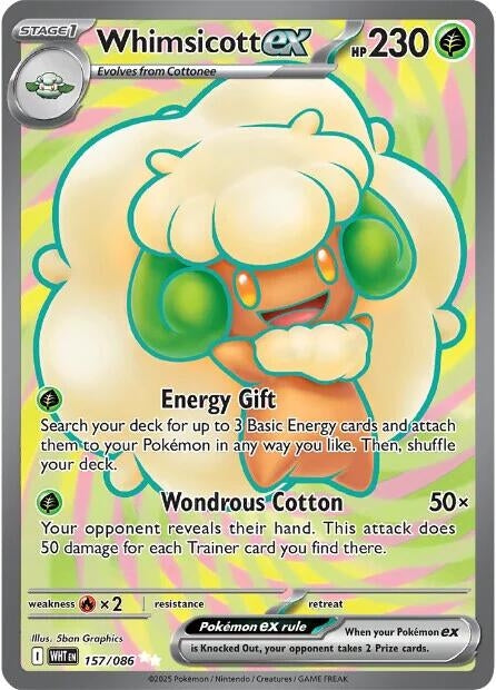 Image for Whimsicott ex - Pokemon