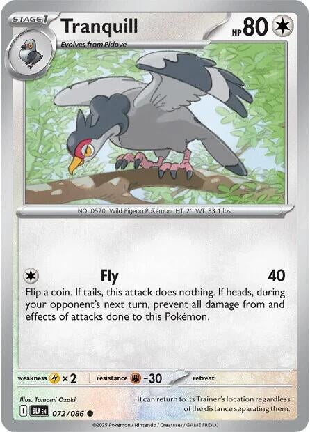 Image for Tranquill - Pokemon