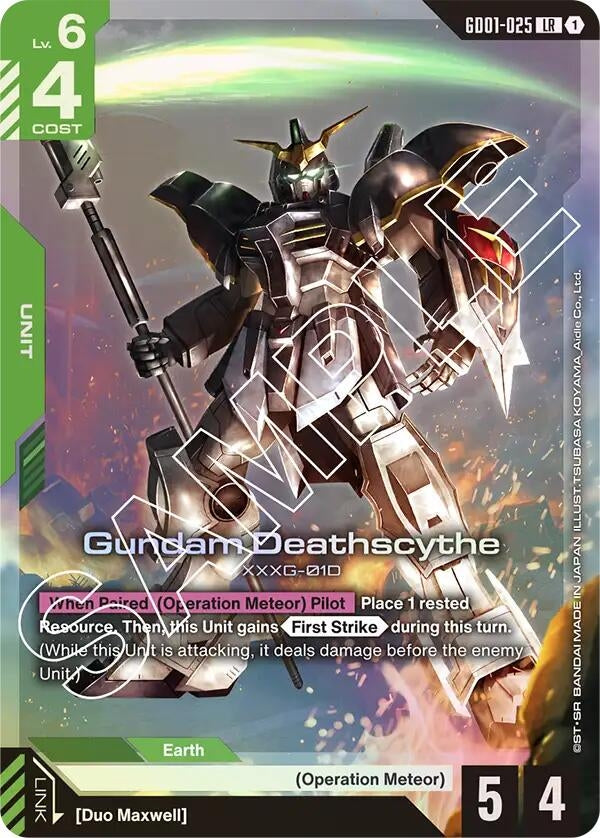 Image for Gundam Deathscythe (GD01-025) - Gundam Card Game