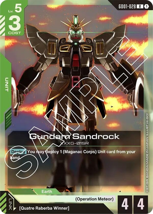Image for Gundam Sandrock - Gundam Card Game