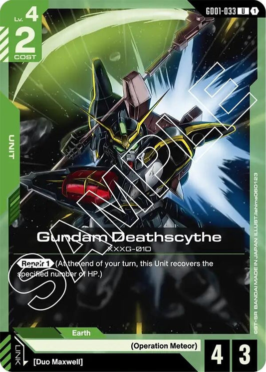 Image for Gundam Deathscythe (GD01-033) - Gundam Card Game