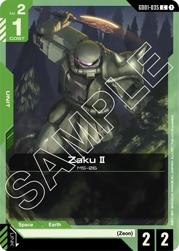 Image for Zaku II - Gundam Card Game