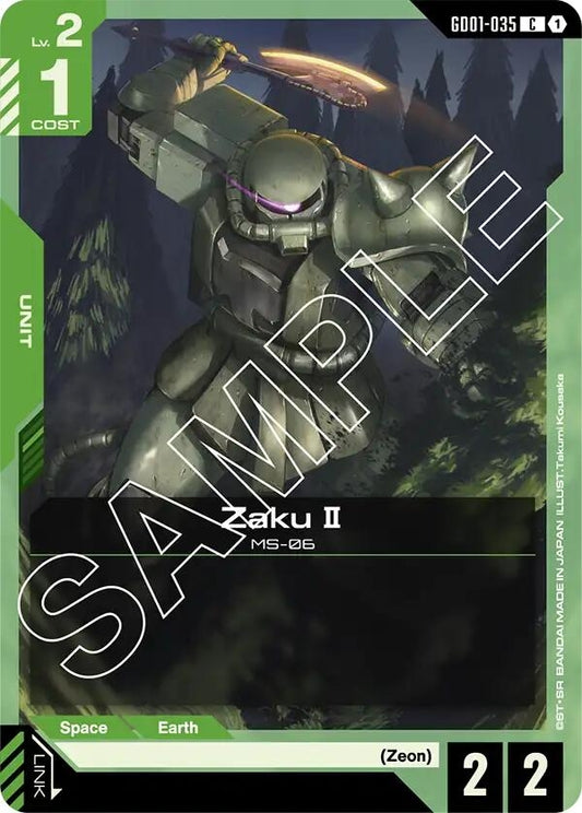 Image for Zaku II - Gundam Card Game