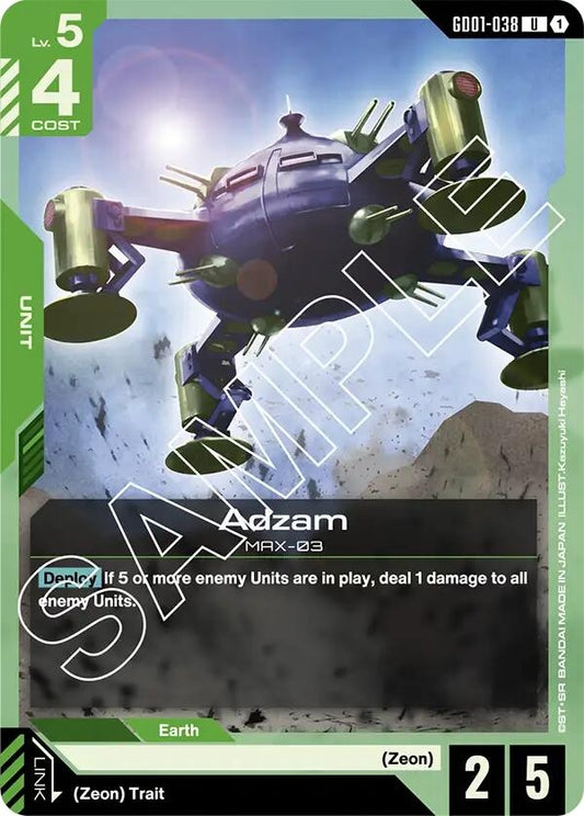 Image for Adzam - Gundam Card Game