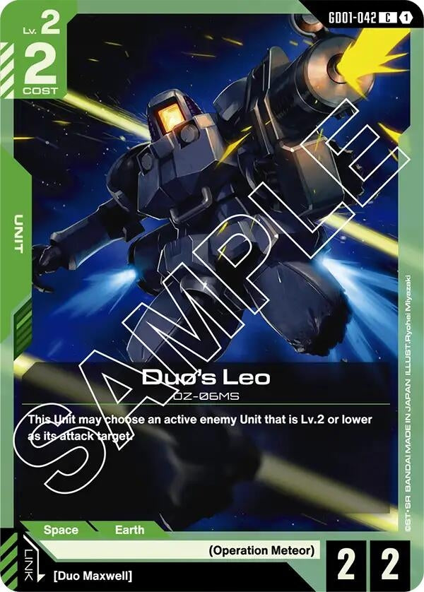 Image for Duo's Leo - Gundam Card Game