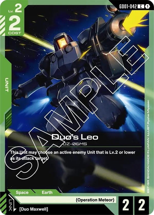 Image for Duo's Leo - Gundam Card Game