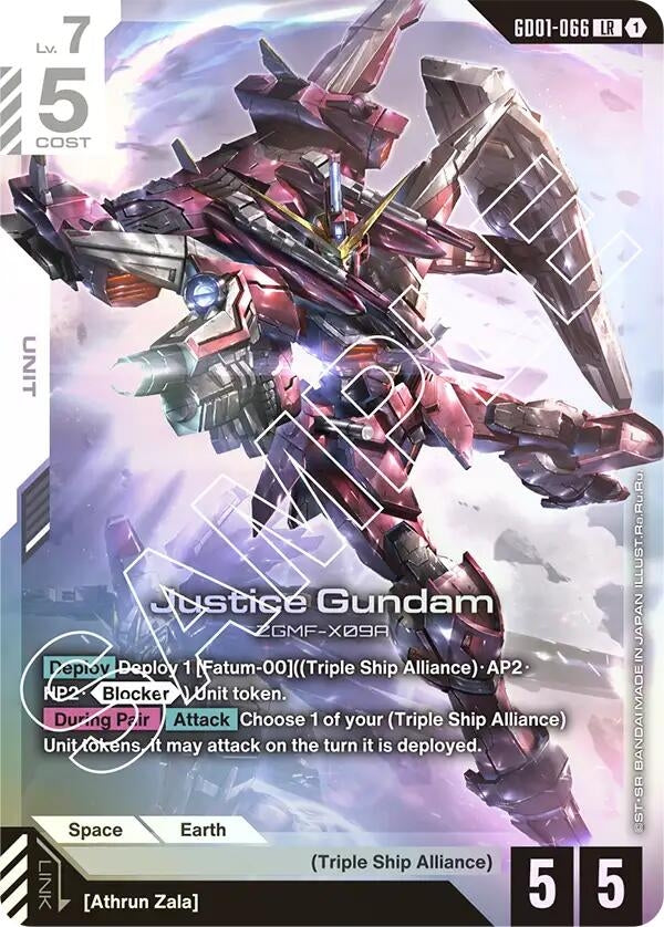 Image for Justice Gundam - Gundam Card Game