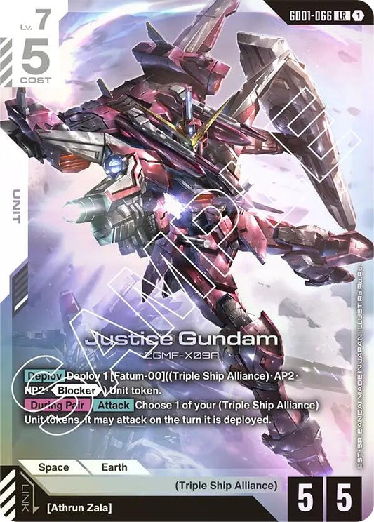 Image for Justice Gundam - Gundam Card Game