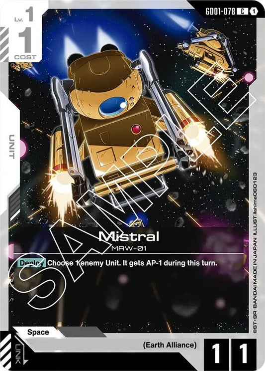 Image for Mistral - Gundam Card Game