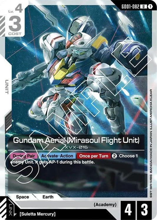 Image for Gundam Aerial (Mirasoul Flight Unit) - Gundam Card Game