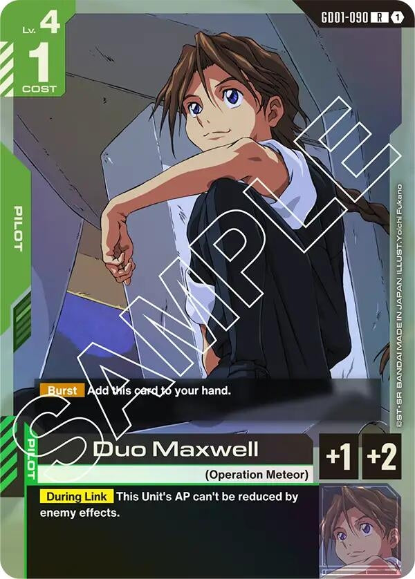 Image for Duo Maxwell - Gundam Card Game