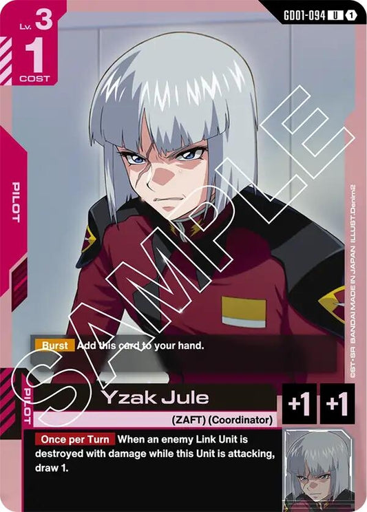 Image for Yzak Jule - Gundam Card Game