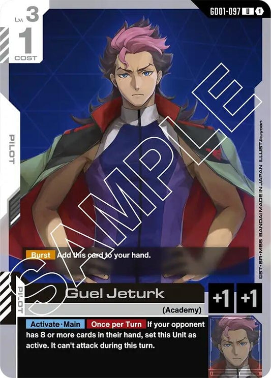 Image for Guel Jeturk - Gundam Card Game