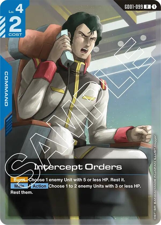 Image for Intercept Orders - Gundam Card Game