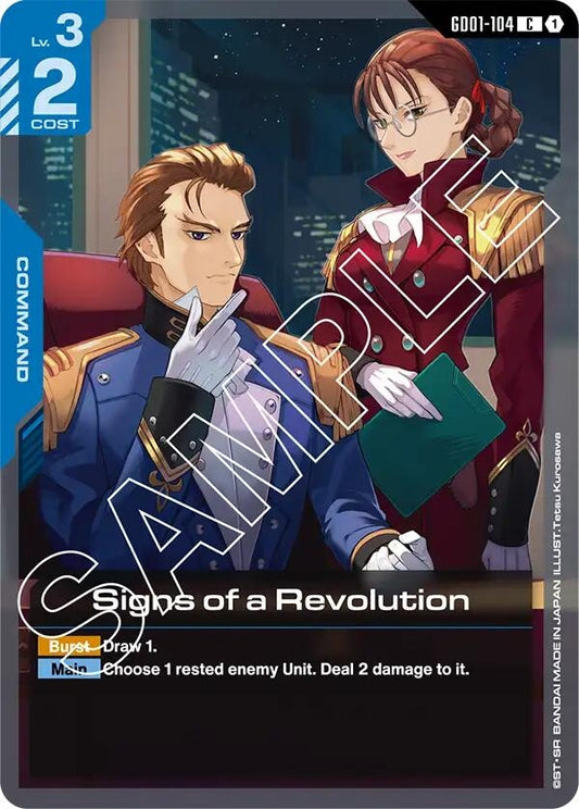 Image for Signs of a Revolution - Gundam Card Game