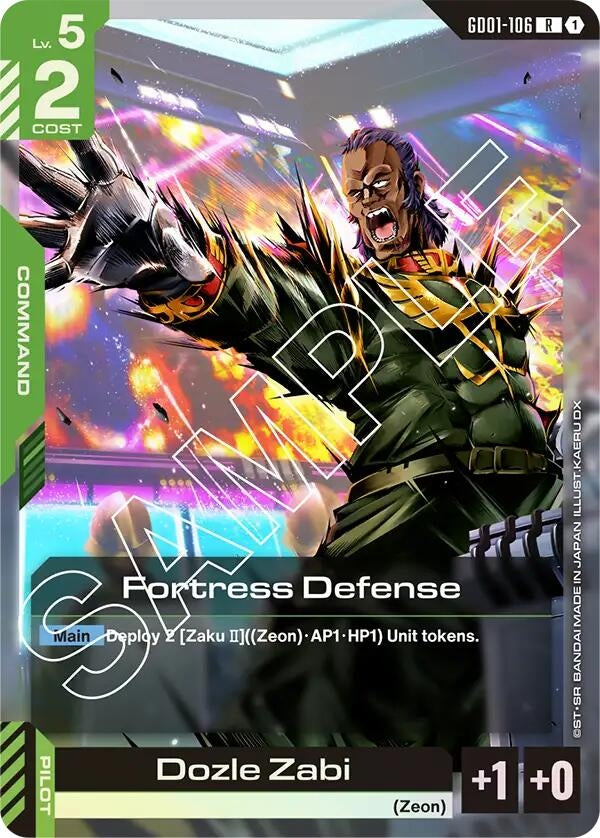 Image for Fortress Defense - Gundam Card Game