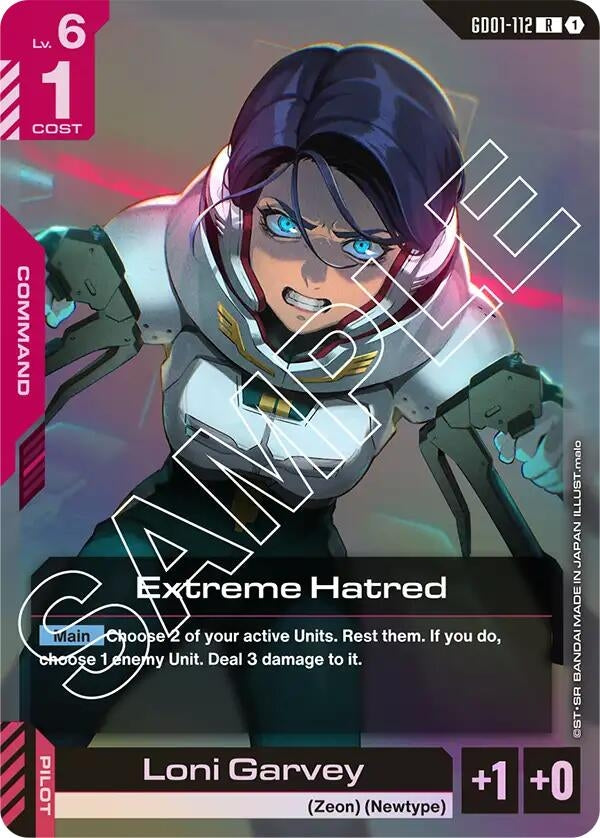 Image for Extreme Hatred - Gundam Card Game