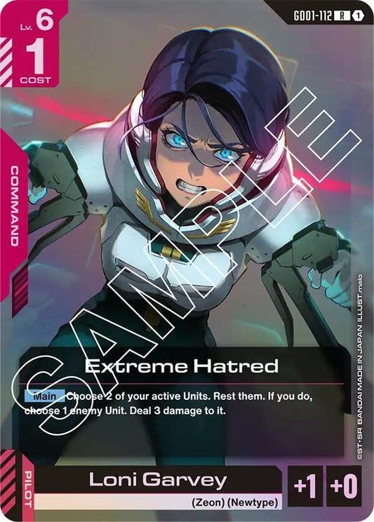 Image for Extreme Hatred - Gundam Card Game